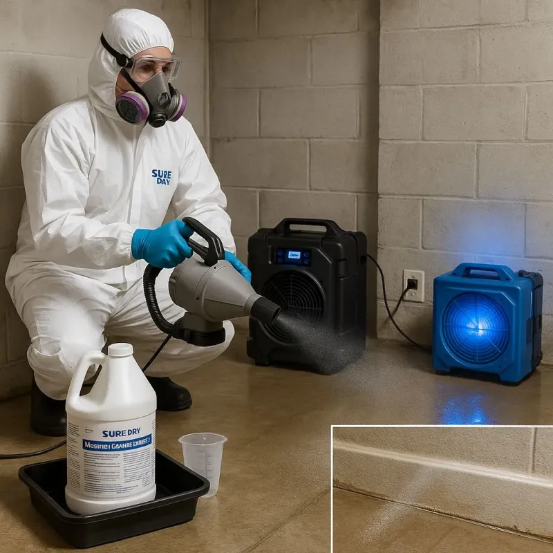 Sanitization and Odor Removal process in McKinney, TX